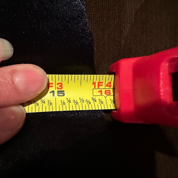 Anne Klien Satin Midnight Blue Midi Draped Cowl Neck Zipper Closure On Side Sz 6 - Picture 14 of 15